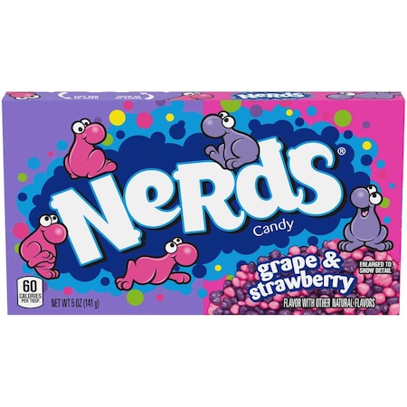 Nerds Nerds Grape Strawberry Box United States 5 oz., PK12 00079200766733U